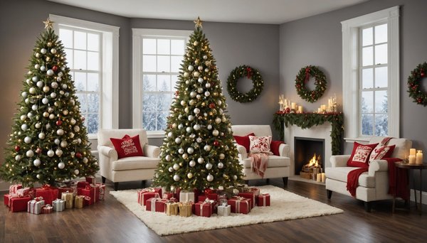 Idee creative per decorazioni natalizie xxl in grandi spazi